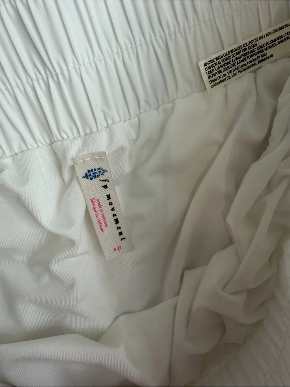 FP Movement by Free People White Athletic Skort with Elastic Waistband - Picture 3 of 3